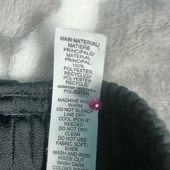 Adidas Track Pants Mens XL Black Red 3 Stripes Athletic Embroidered Logo Sport - Picture 8 of 8